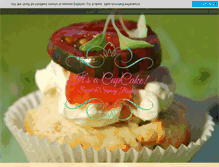 Tablet Screenshot of itsacupcake.com
